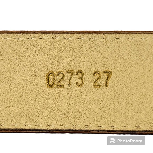 Surrey by Swank Brown Leather Split Cowhide w Belt Brass Buckle in Size 42 New - Picture 10 of 11